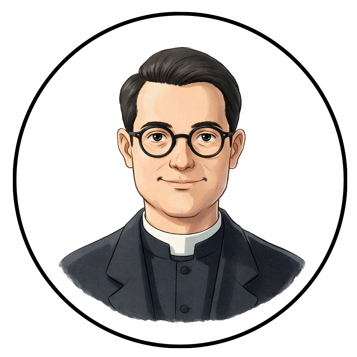 Portrait de Georges Lemaître pour l'accueil du site